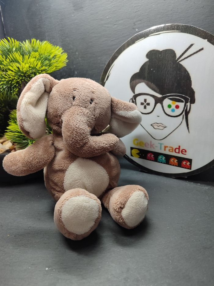 petit doudou peluche marron beige pia blanc p.i.a holland Bille Taupe Brun 1656