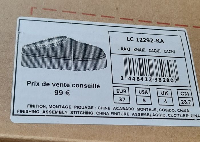 Pantoufle - photo numéro 2