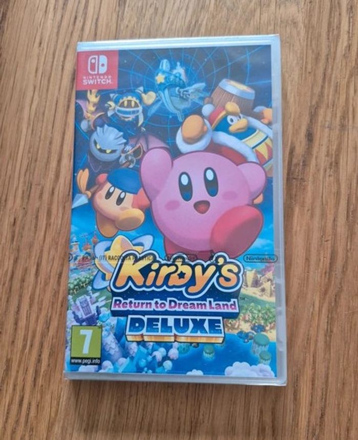Jeu Kirby's return to dreamland deluxe nintendo switch Fr Neuf Scellé