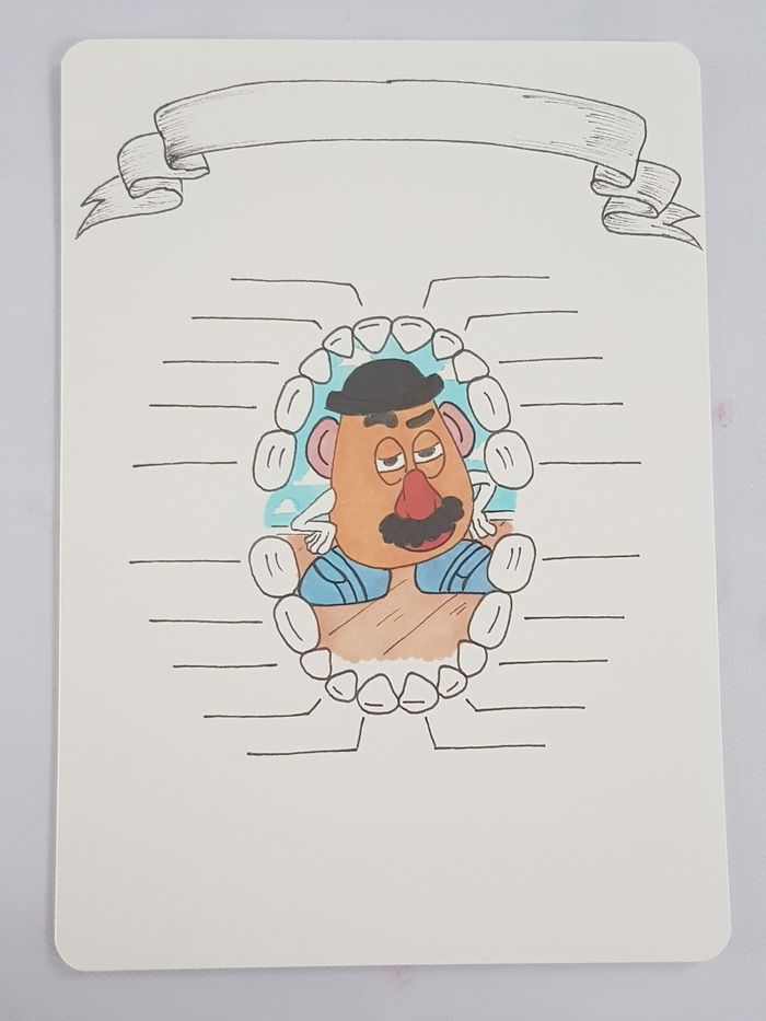 Carte à dents Mr Patate