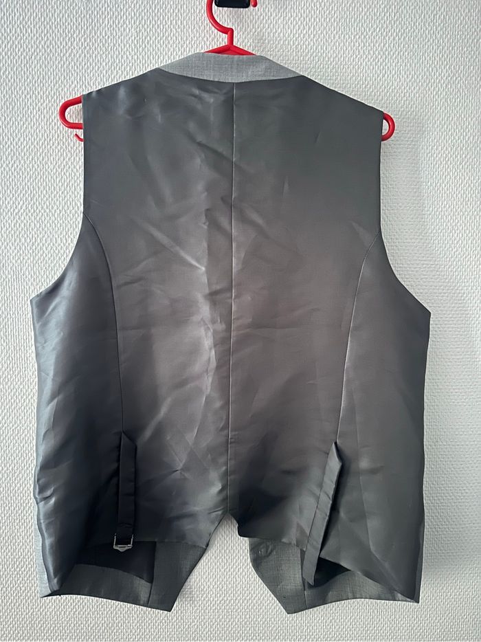 Gilet costume neuf homme laine vierge TM ollygan - photo numéro 4