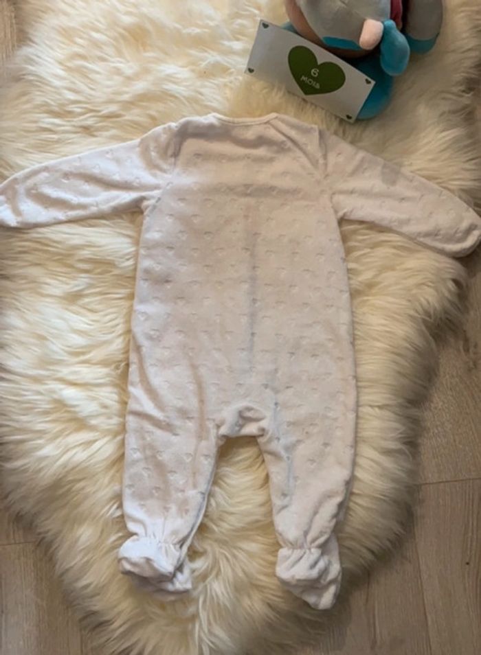 6 mois - Pyjama velours - photo numéro 3