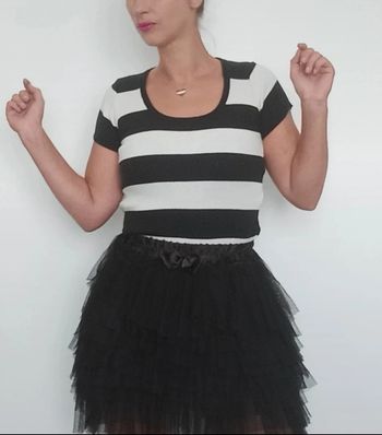 Haut raye noir et blanc taille 36