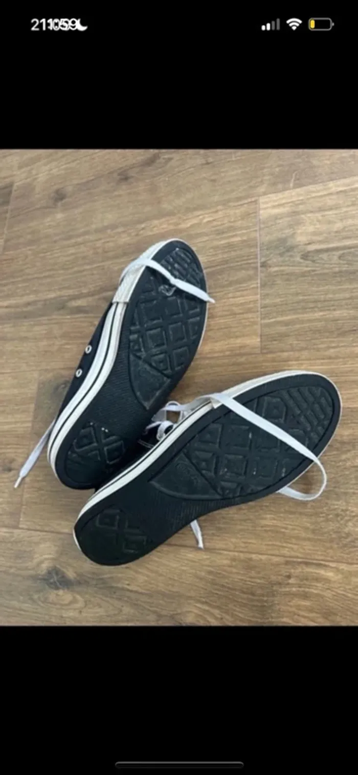 Converse haute noire - photo numéro 5
