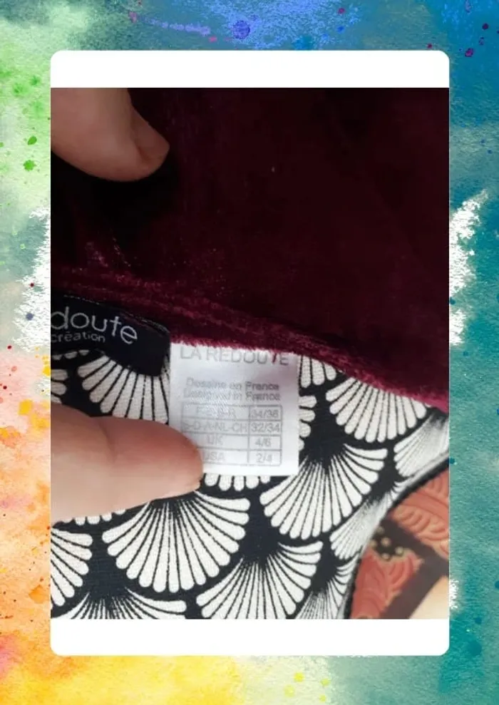 Robe effet velours 34/36 - photo numéro 5