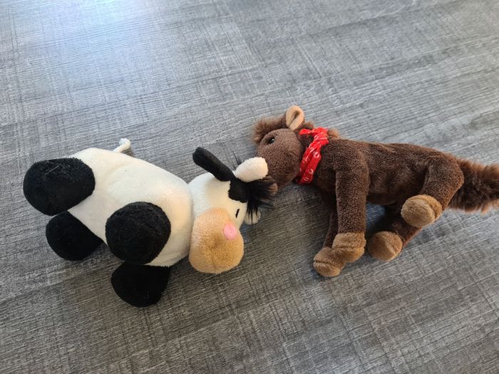 Peluches vache et cheval - photo numéro 3