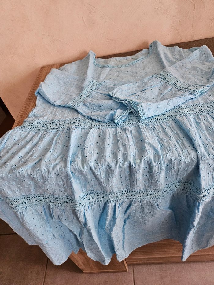 Robe ciel dentelle