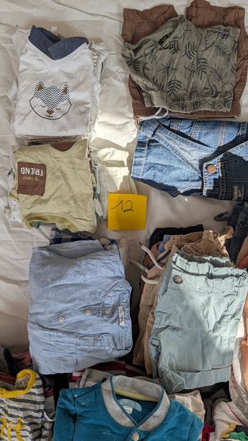 Lot 12 mois printemps / été 