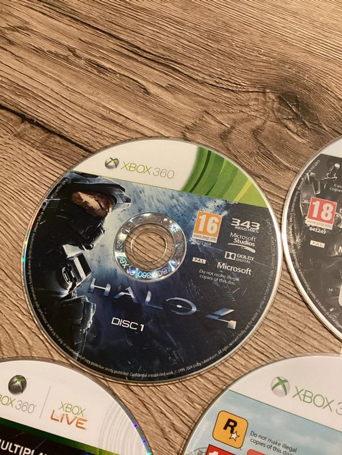 lot de 15 CD jeux ou cd installation Xbox 360 Microsoft à compléter marche parfaitement - photo numéro 2