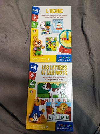 Lot jeux éducatifs clémentoni neuf