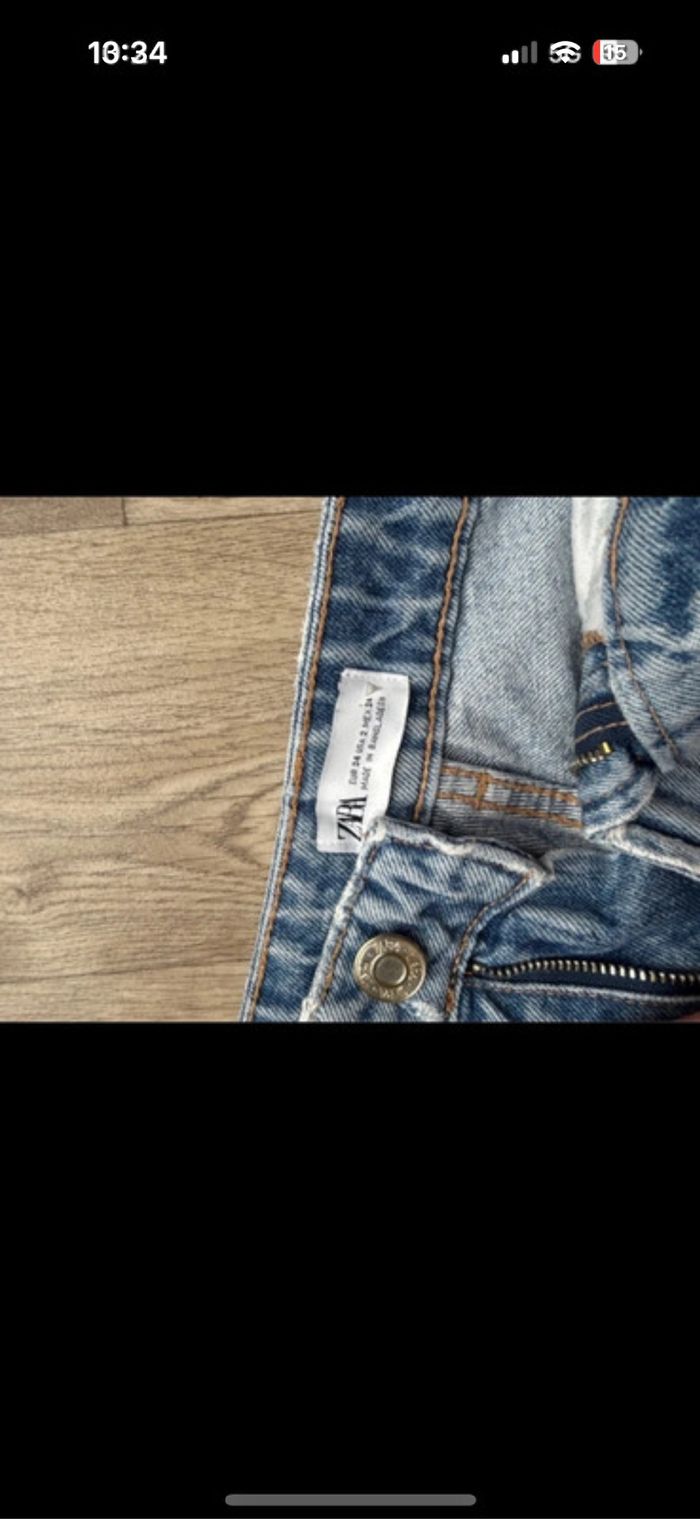 Jeans Zara taille XS 34 - photo numéro 2