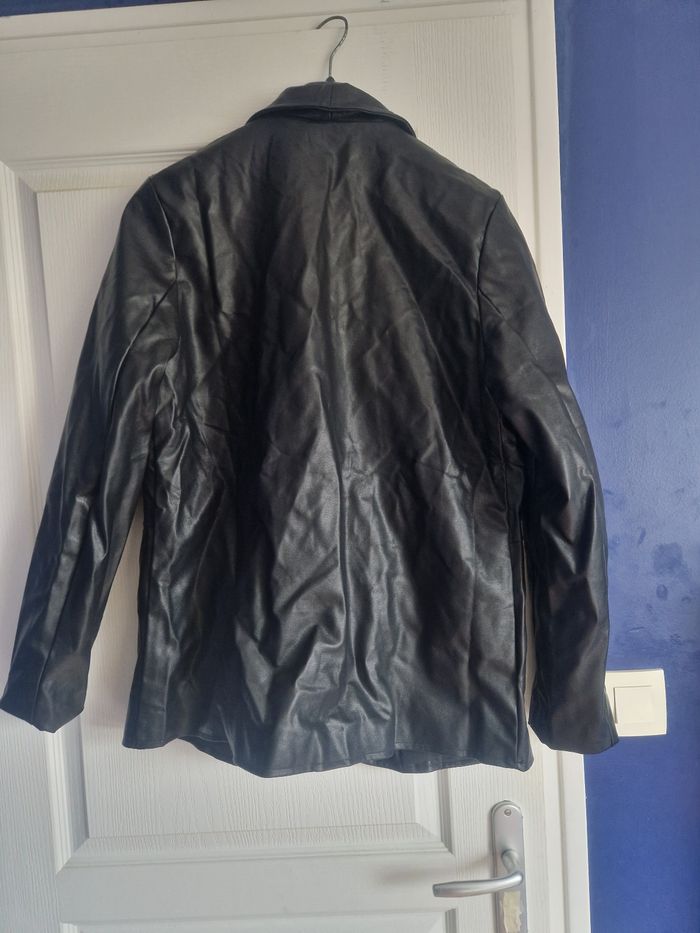 Blazer simili cuir - photo numéro 5