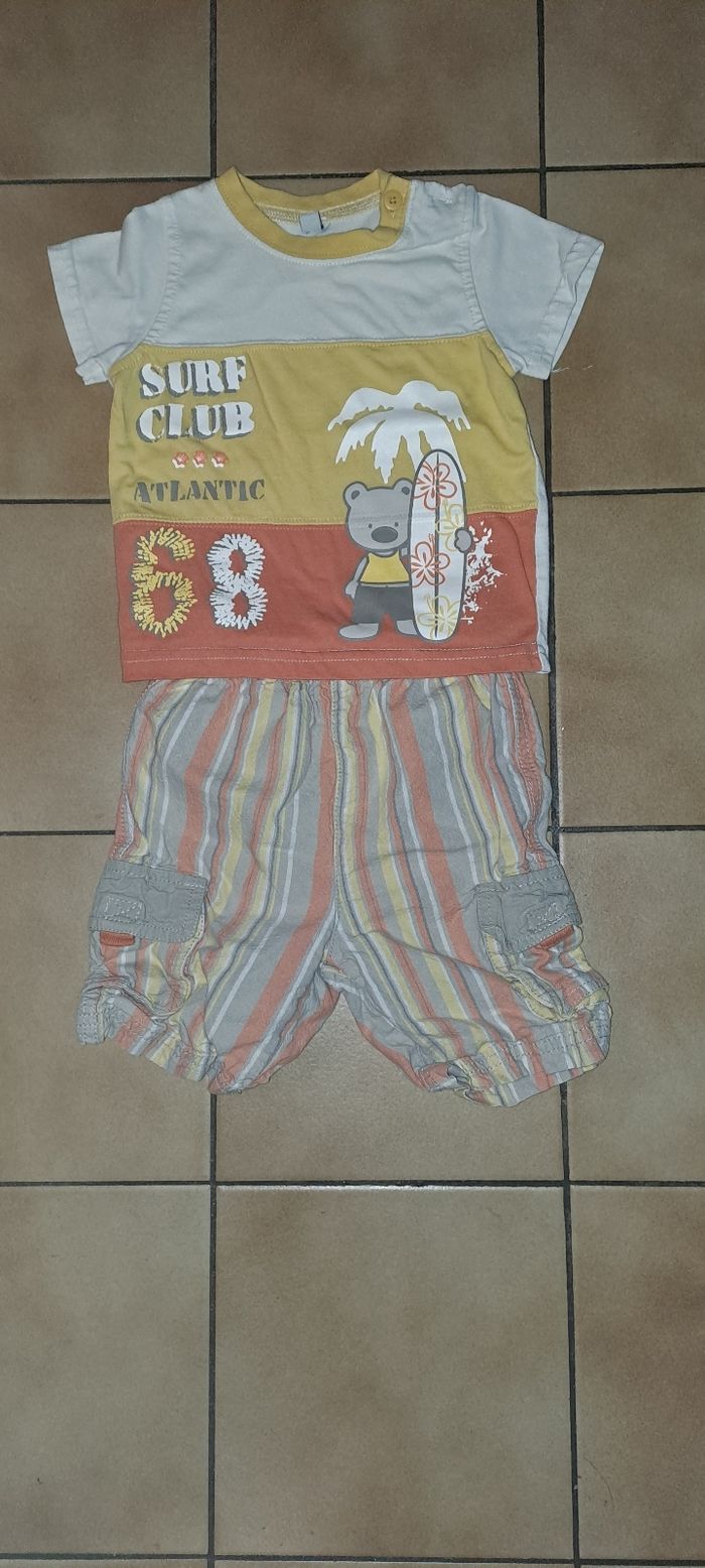 Ensemble short +tee-shirt MC