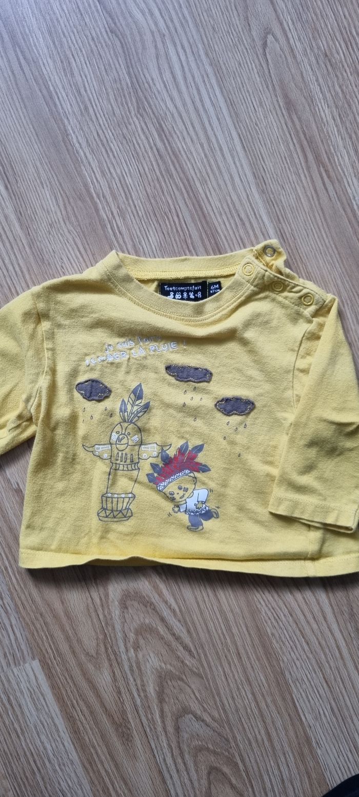 Lot de 8 t-shirts 6 mois - photo numéro 9