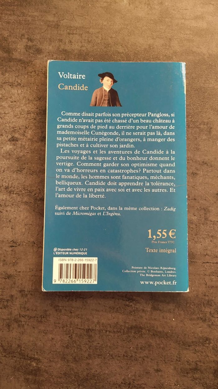 Livre Voltaire Candide Pocket - photo numéro 2