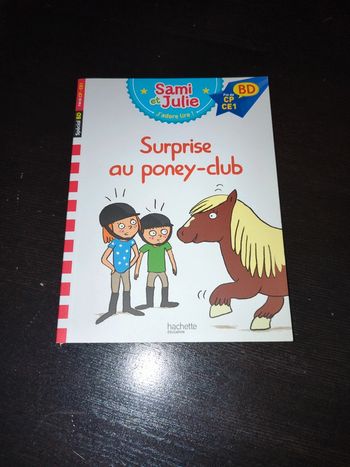 Livre sami et Julie spécial bd cp CE1 surprise au poney-club