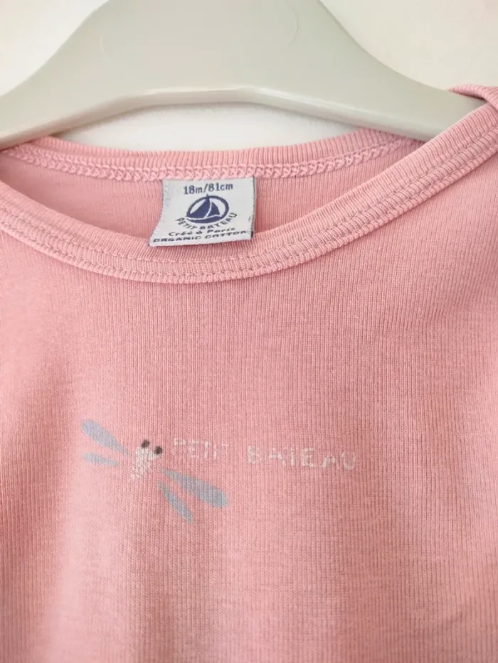 (e) bodie rose Petit Bateau 18mois - photo numéro 3