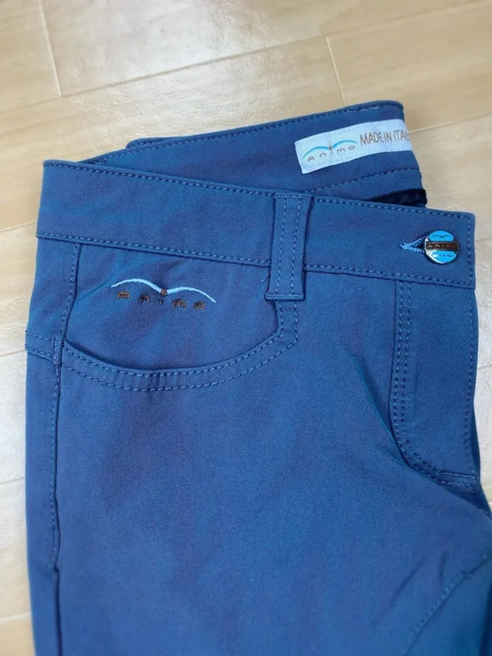 Pantalon d’équitation Animo gris-bleu – Taille 34 – Très bon état - photo numéro 4