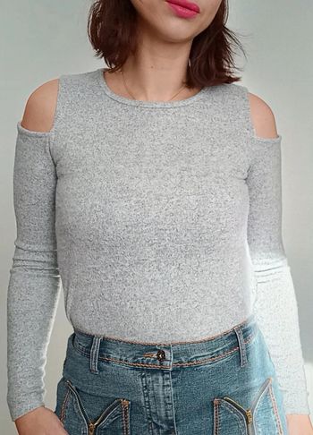 Pull fin épaules nues xs