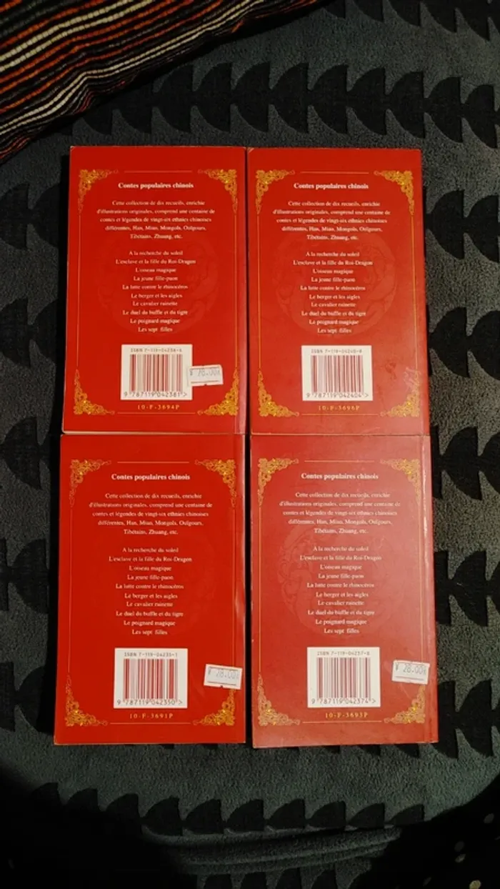 Lot de 4 livres compte populaire chinois - photo numéro 2