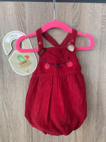 Robe boule en velours côtelé