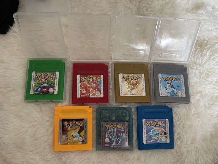 Lot complet 7 jeux Pokémon – Game Boy & Game Boy Color – Version FR