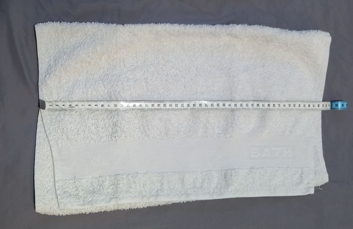 Serviette toilette motif BATH - photo numéro 2