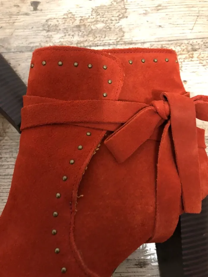 Bottines orange Promod - photo numéro 4