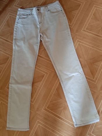 U collection.  Jean coton. Gris clair 42