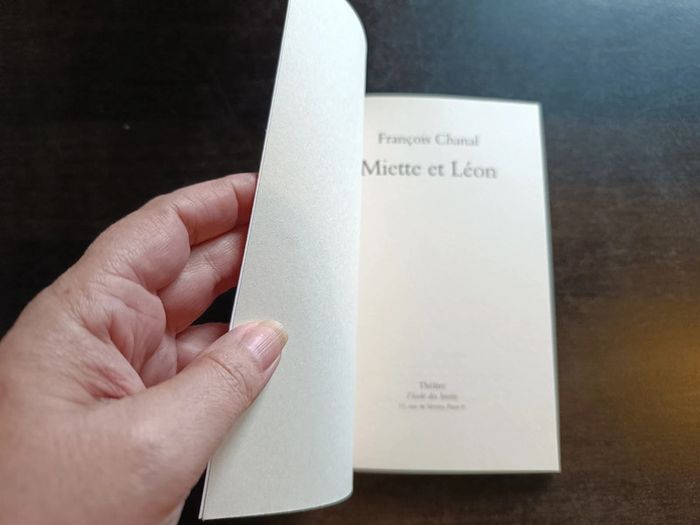 Livre MIETTE ET LEON - François Chanal - photo numéro 2