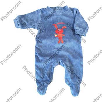 Pyjama Grenouillère Lapinou bleu Taille Naissance