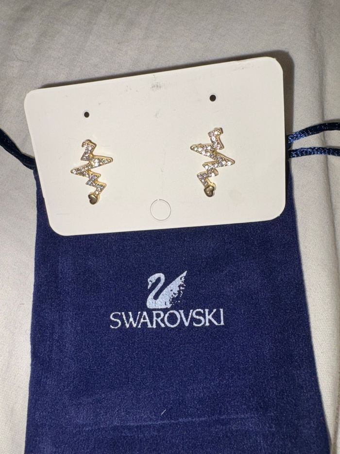 Boucles d’oreilles Swarovski - photo numéro 3