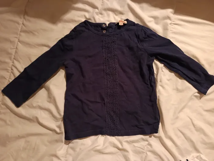 2 t-shirt manches longues 24 mois - photo numéro 2