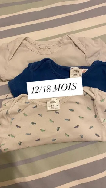 lot bodies manches courtes