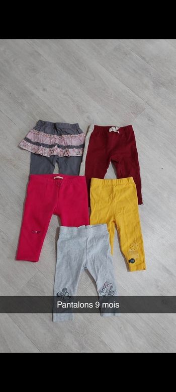 Lot pantalon 9mois
