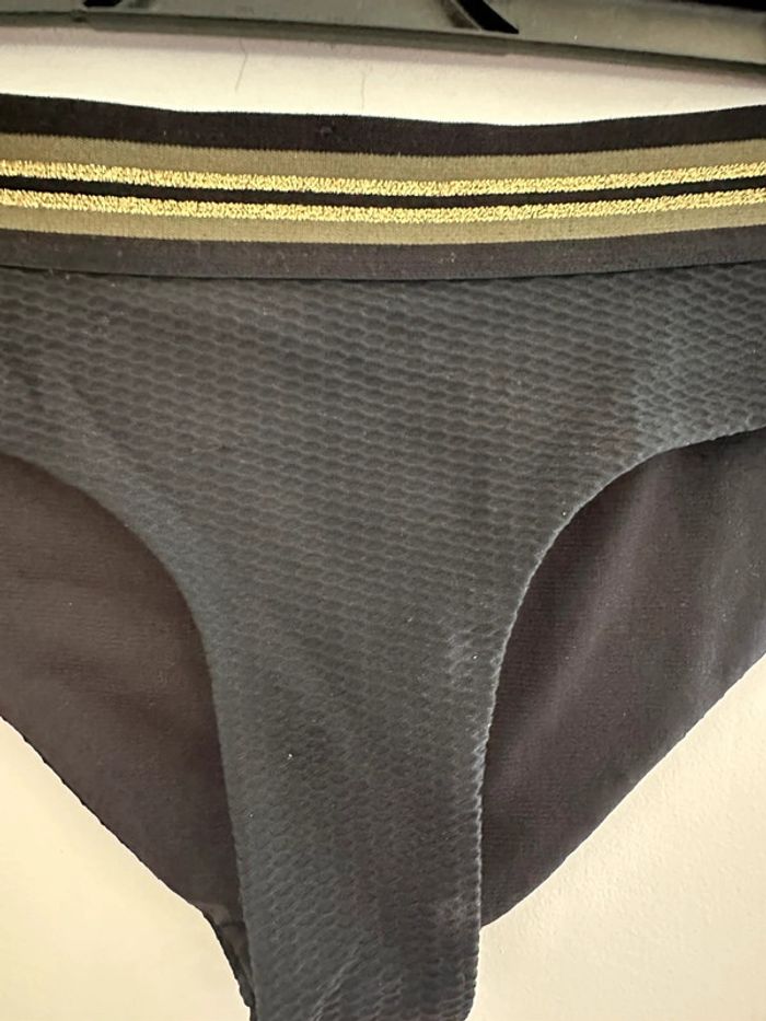 Culotte de maillot de bain noir taille xl - photo numéro 2