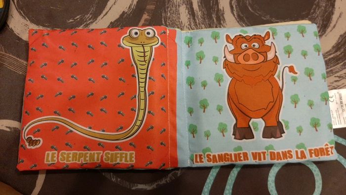 Livre d eveil en tissu/mousse - photo numéro 4