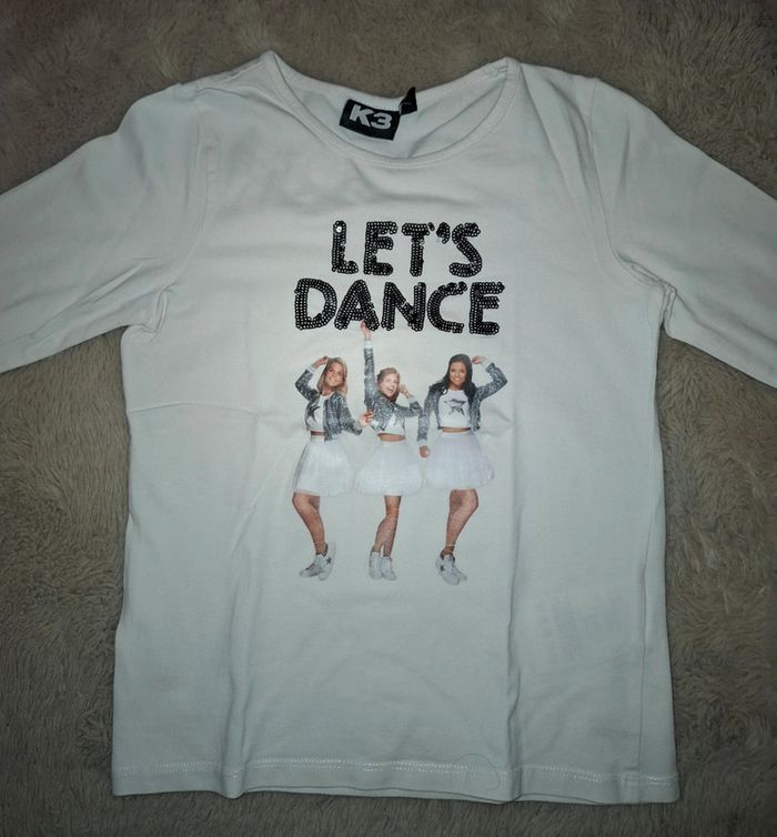 T shirt manche longue Blanc K3 Jbc 8 ans - photo numéro 6