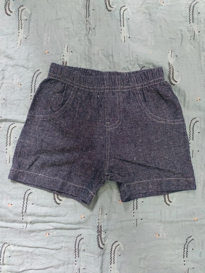 Short gris T.12-18 mois