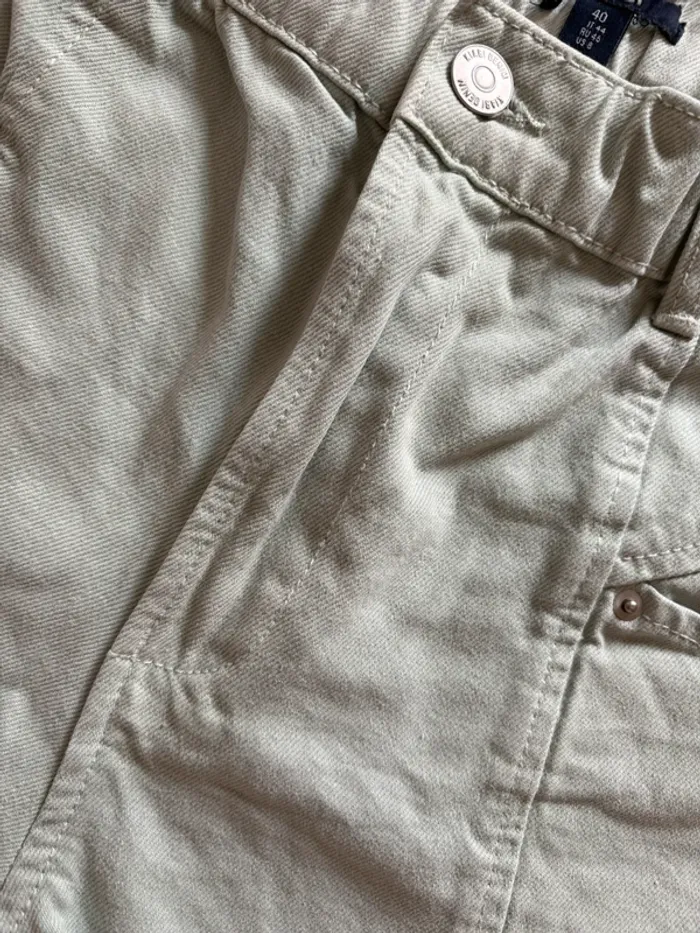 Short en jean vert d’eau - photo numéro 2