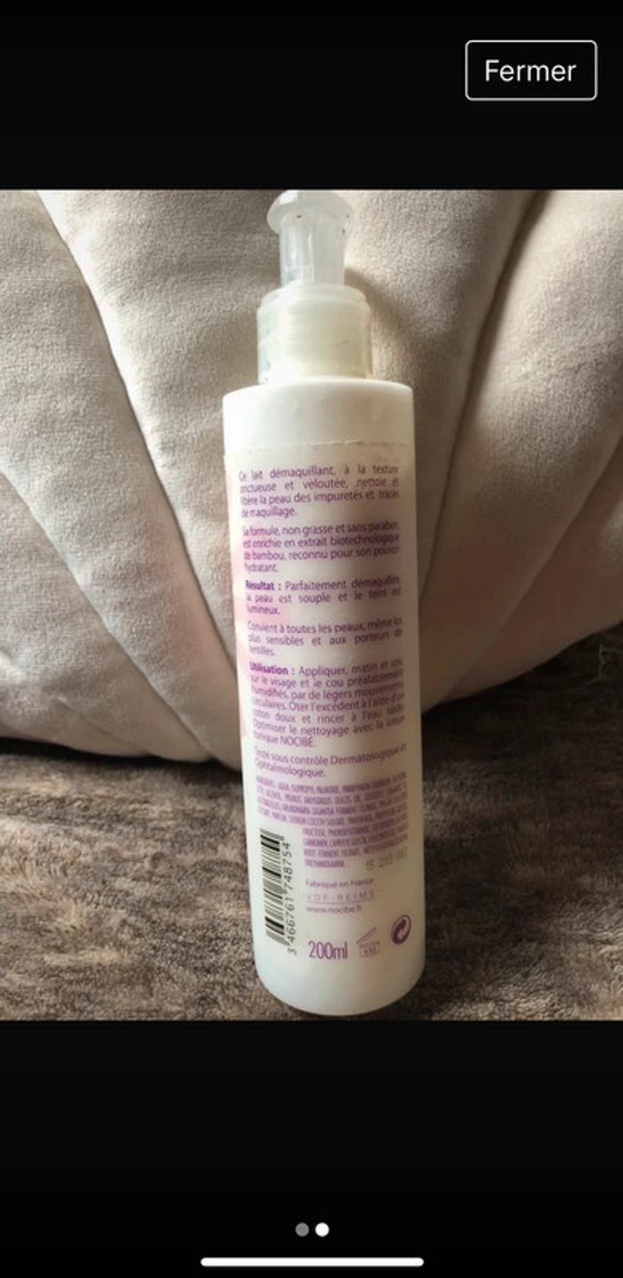 Lait démaquillant - photo numéro 2
