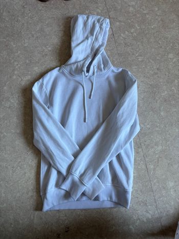 Sweat-shirt à capuche blanc Zeeman