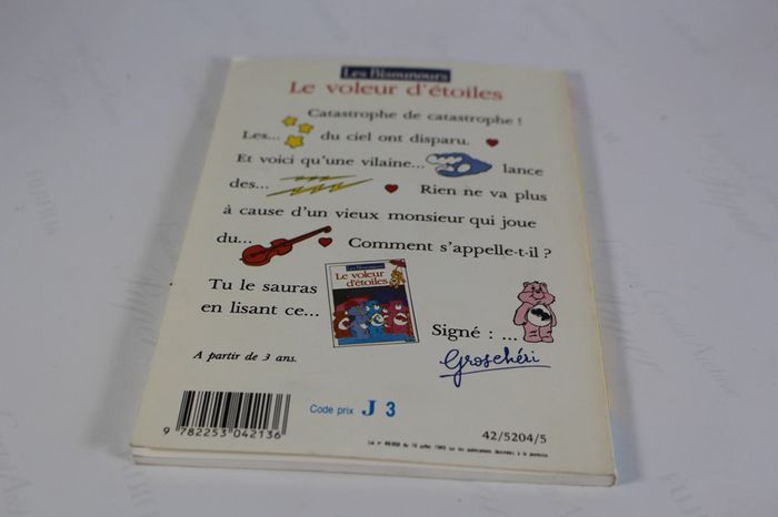 Cadou Les Bisounours Le voleur d'étoiles Livre de poche vintage - photo numéro 2