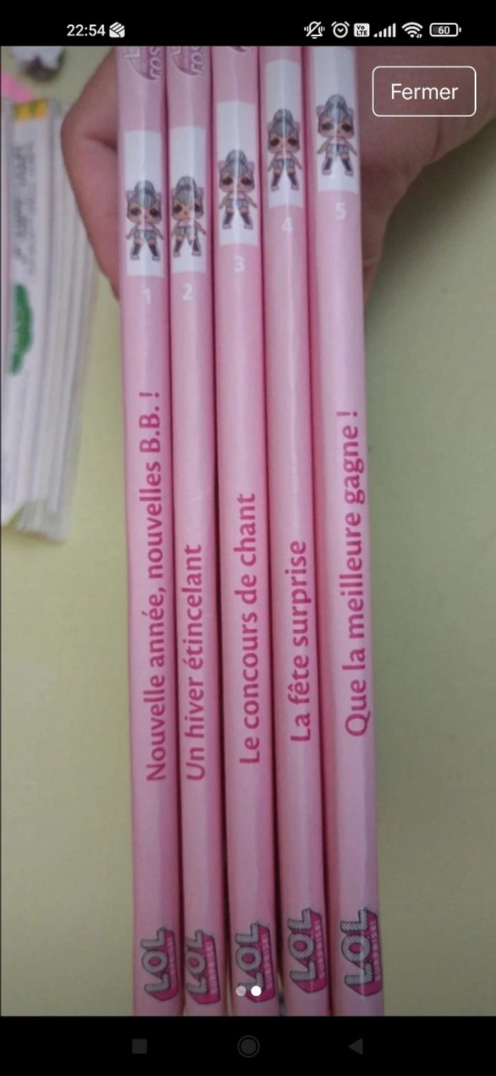 5 premiers tomes lol - photo numéro 2