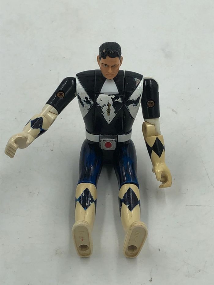 Figurine Power Rangers noir Flip Head Bandai 1993 14 cm - photo numéro 7