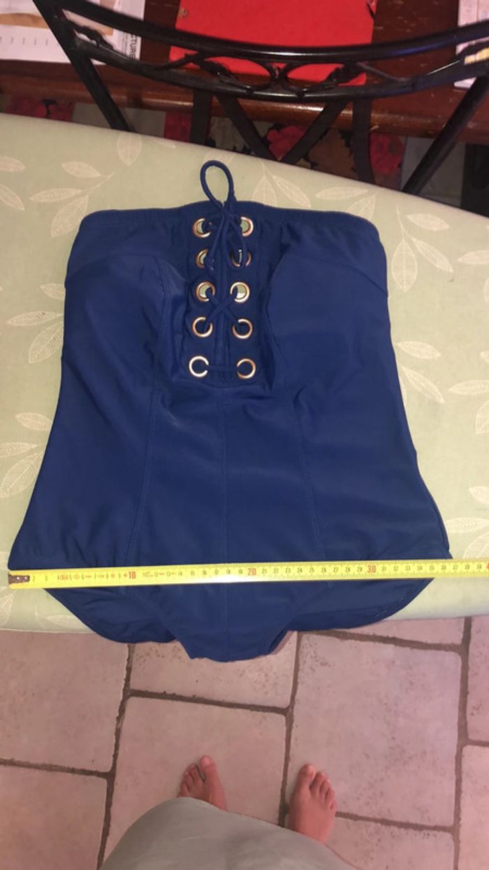 Maillot de bain 1 pièce bustier marine Venus - photo numéro 8