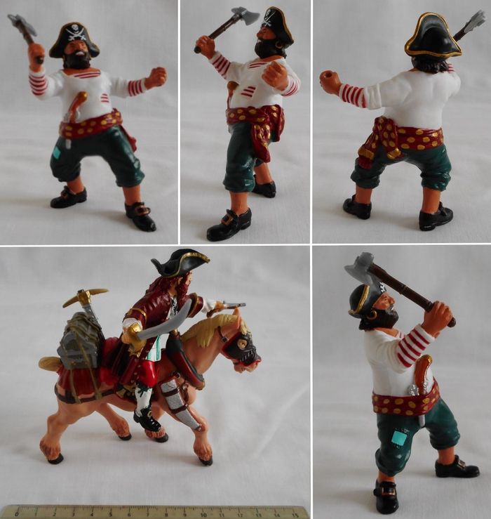 Lot 3 figurines Pirates et Corsaires - PAPO- 3 ans et + - photo numéro 9