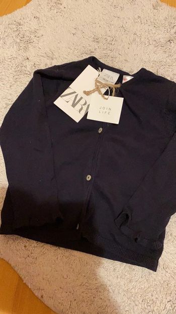 Gilet zara neuf folle bleu marine