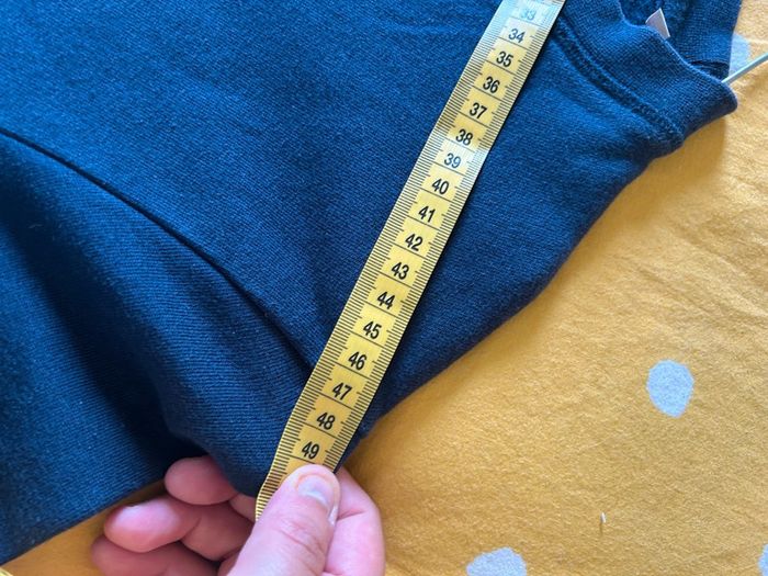 Sweat-shirt bleu marin et jaune - en coton jack & jones - taille L - photo numéro 10