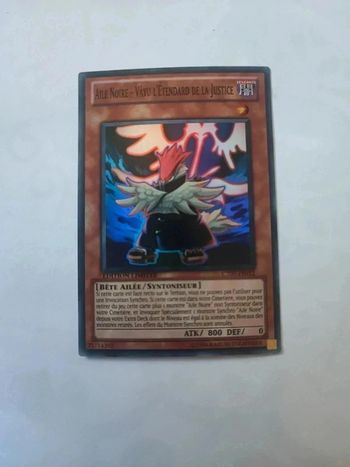 Carte Yu-Gi-Oh! Aile noire - vayu l'étendard de la justice édition limitée ct07-fr012
